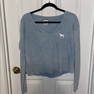 Victoria Secret PINK Cropped Long Sleeve Tee